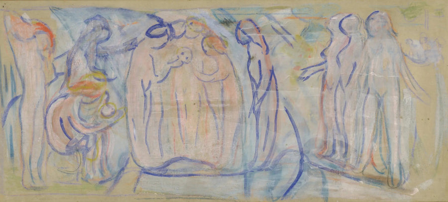 Nude Figures - Edvard Munch