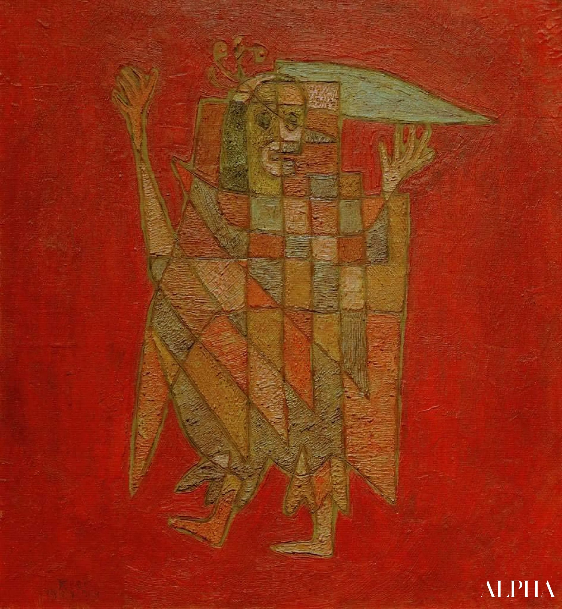 Figurine allégorique - Paul Klee - Reproductions de tableaux et peintures haut de gamme