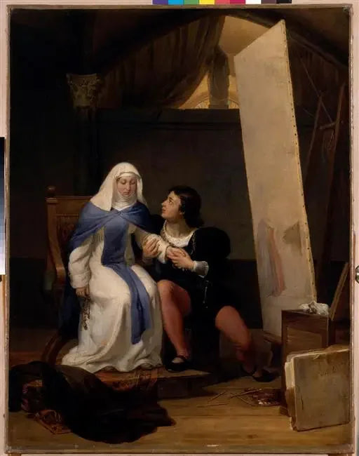 Filippo Lippi and Lucrezia Buti - Paul Delaroche