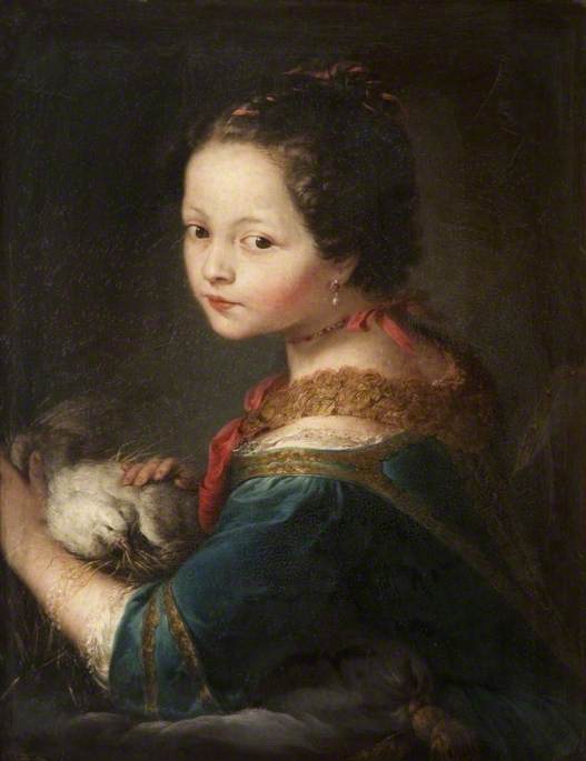 Girl with the Dove - Anton Raphael Mengs