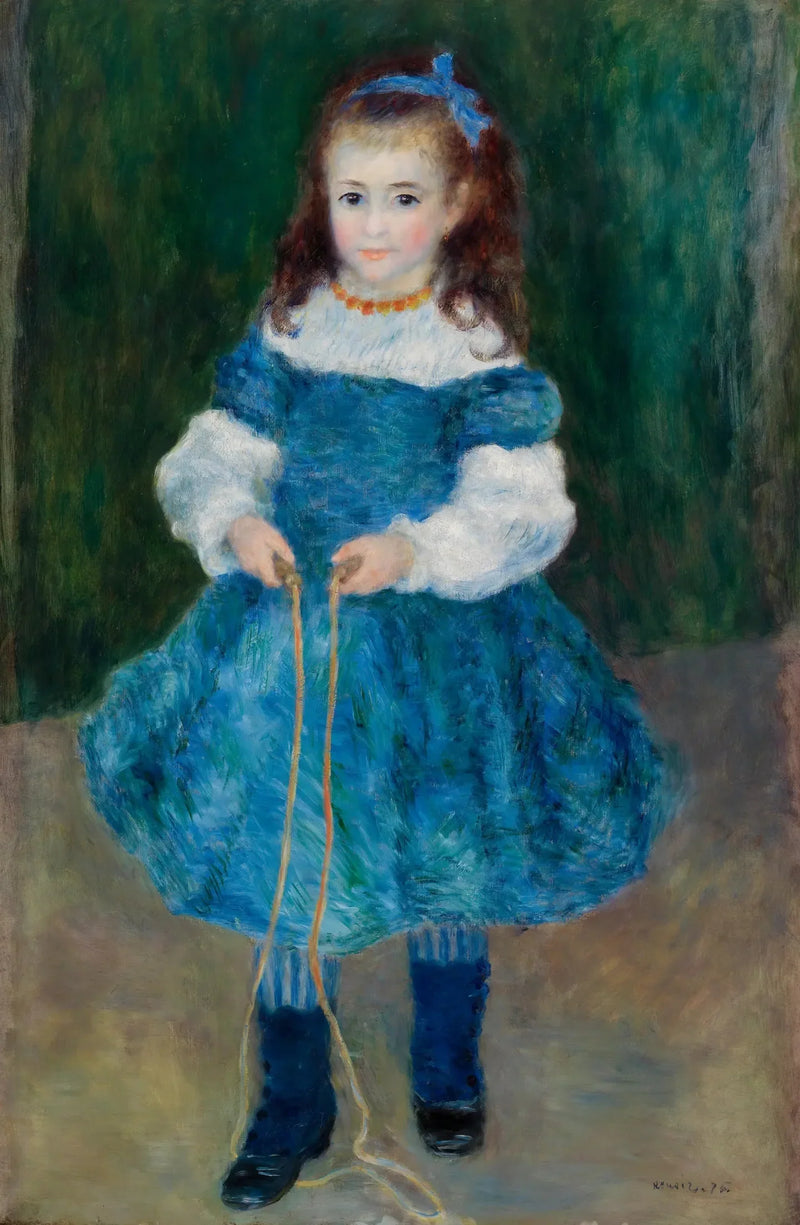 Girl with a Jump Rope (Portrait of Delphine Legrand) - Pierre-Auguste Renoir