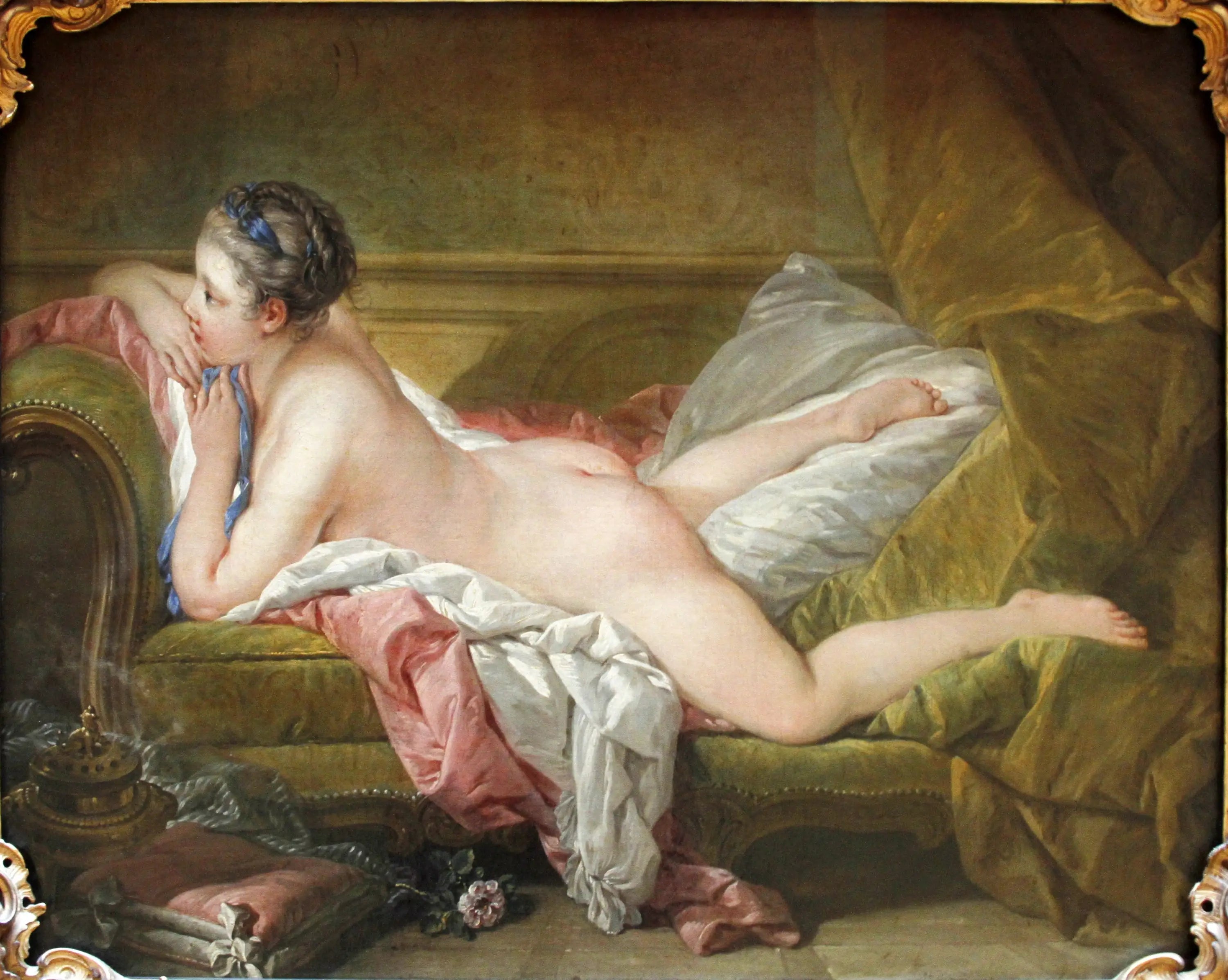 Fille allongée - François Boucher - Alpha Reproduction
