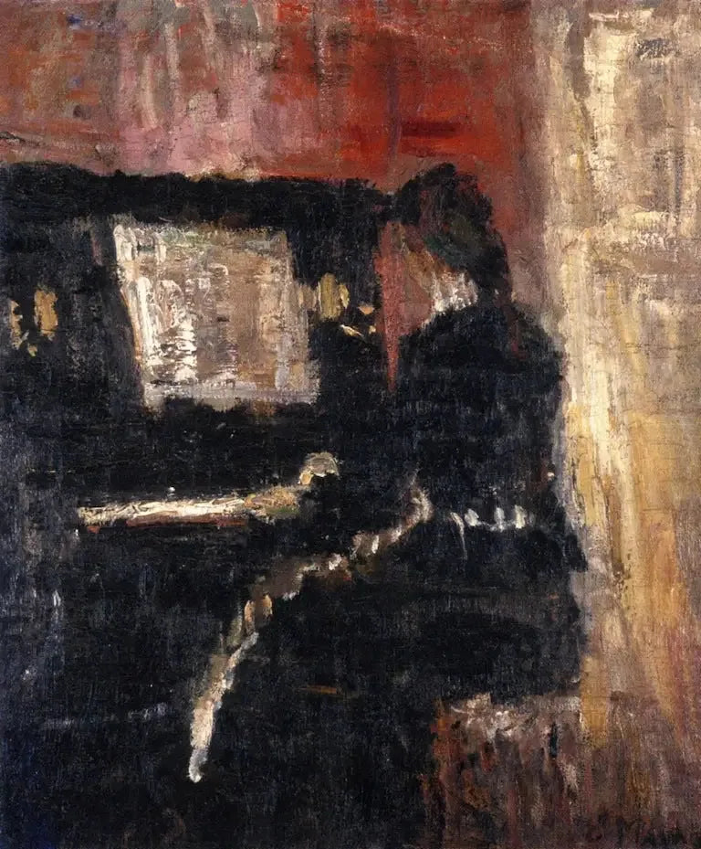 Girl at the Piano - Edvard Munch