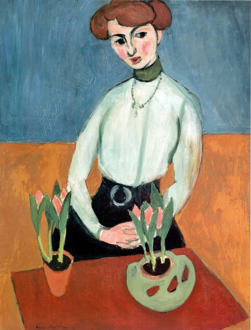 Girl with Tulips - Henri Matisse