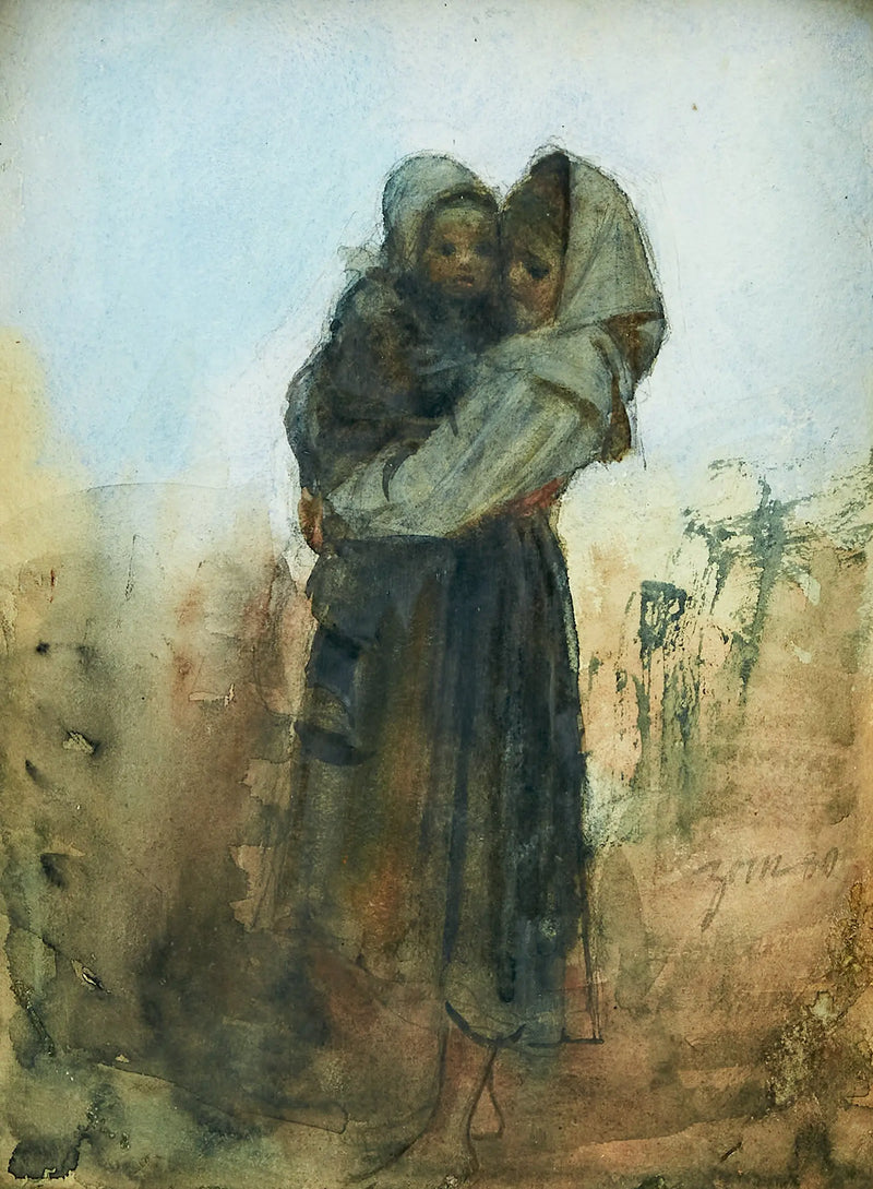 Girl with Child - Anders Zorn