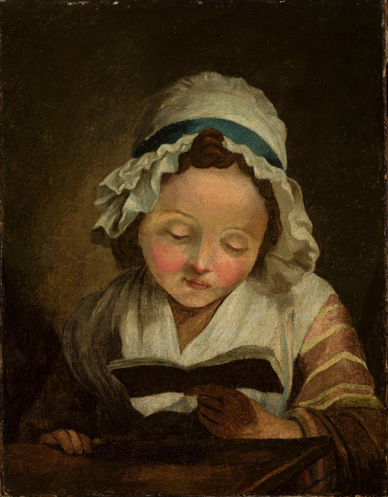 Girl with a Book - Jean-Baptiste Greuze