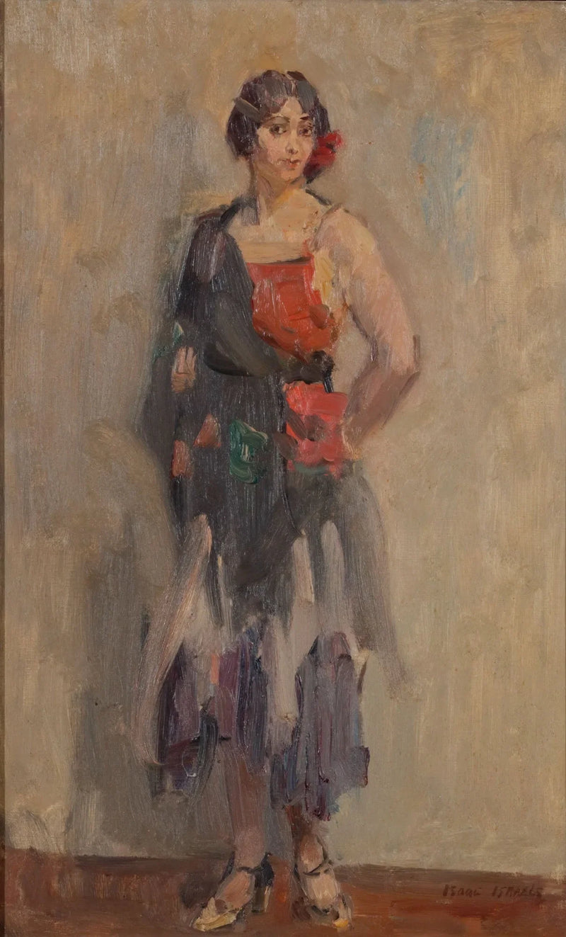 Girl standing - Isaac Israel