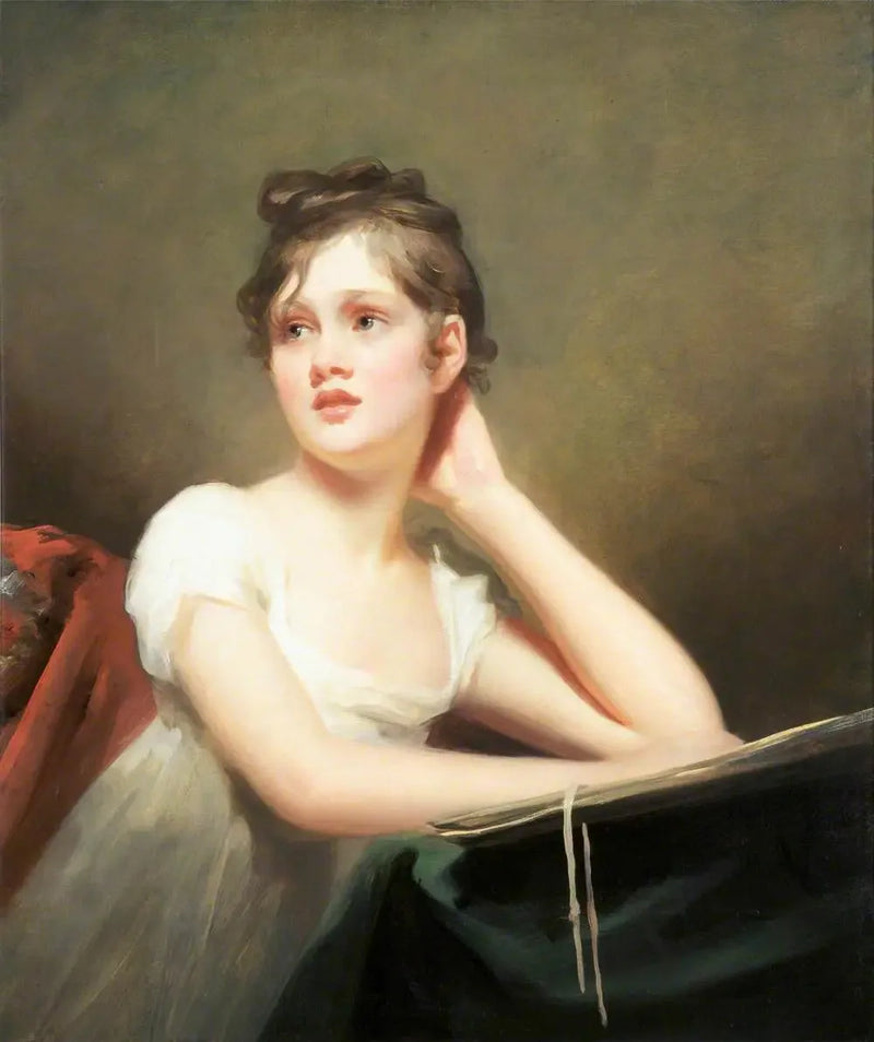 Girl Drawing - Henry Raeburn