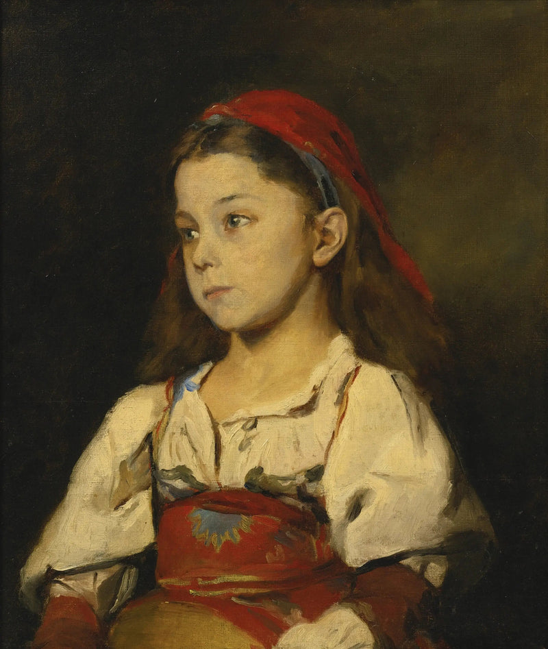 Girl in Ciociaro costume - William Merritt Chase