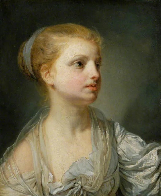 Girl in White Dress - Jean-Baptiste Greuze