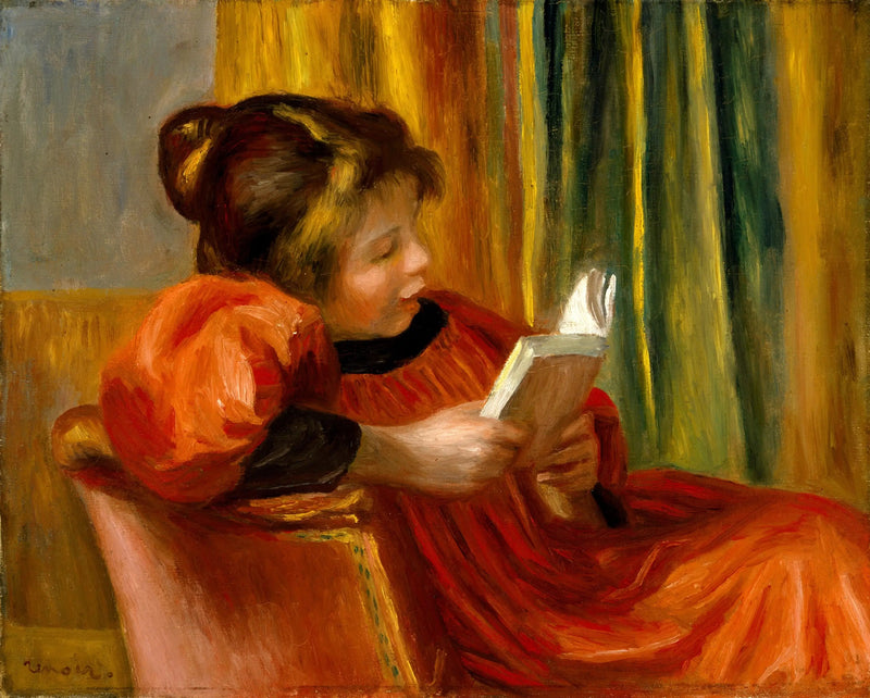 Girl Reading - Pierre-Auguste Renoir