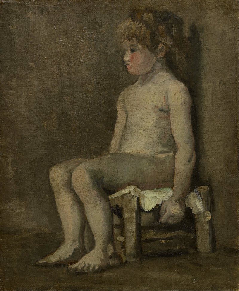 Nude Girl, Sitting - Vincent van Gogh