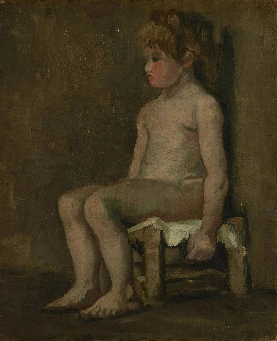 Nude Girl, Sitting - Vincent van Gogh