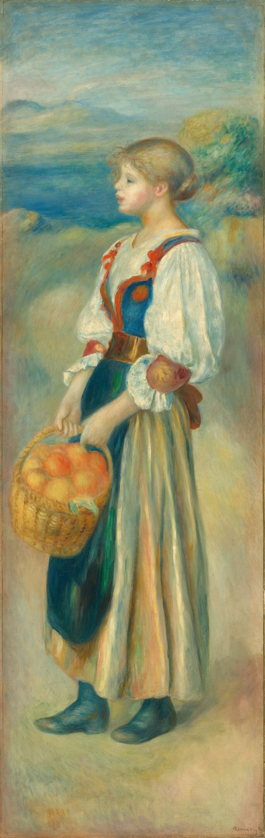 The Orange Seller - Pierre-Auguste Renoir