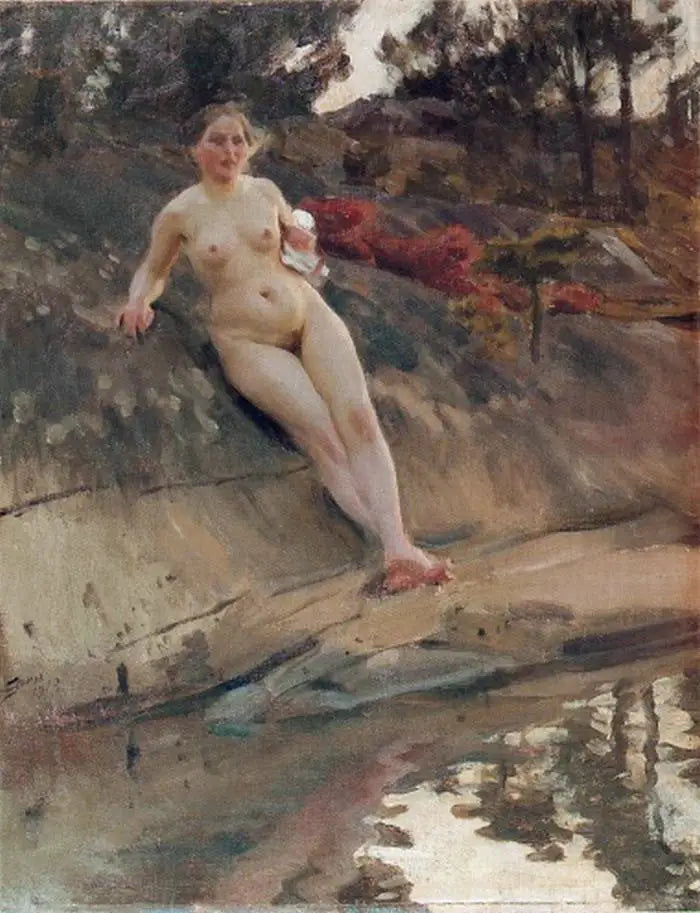 Girl Sunbathing - Anders Zorn