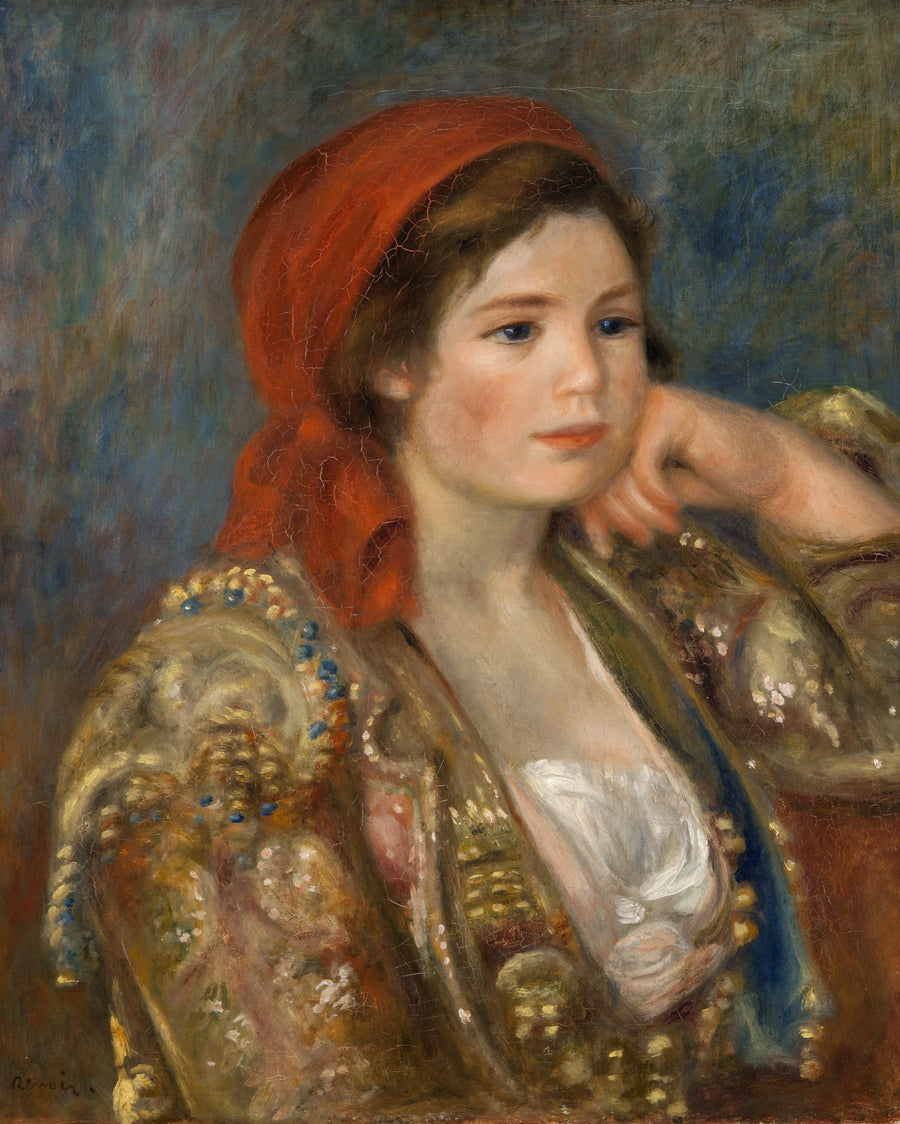 Girl in Spanish Jacket - Pierre-Auguste Renoir