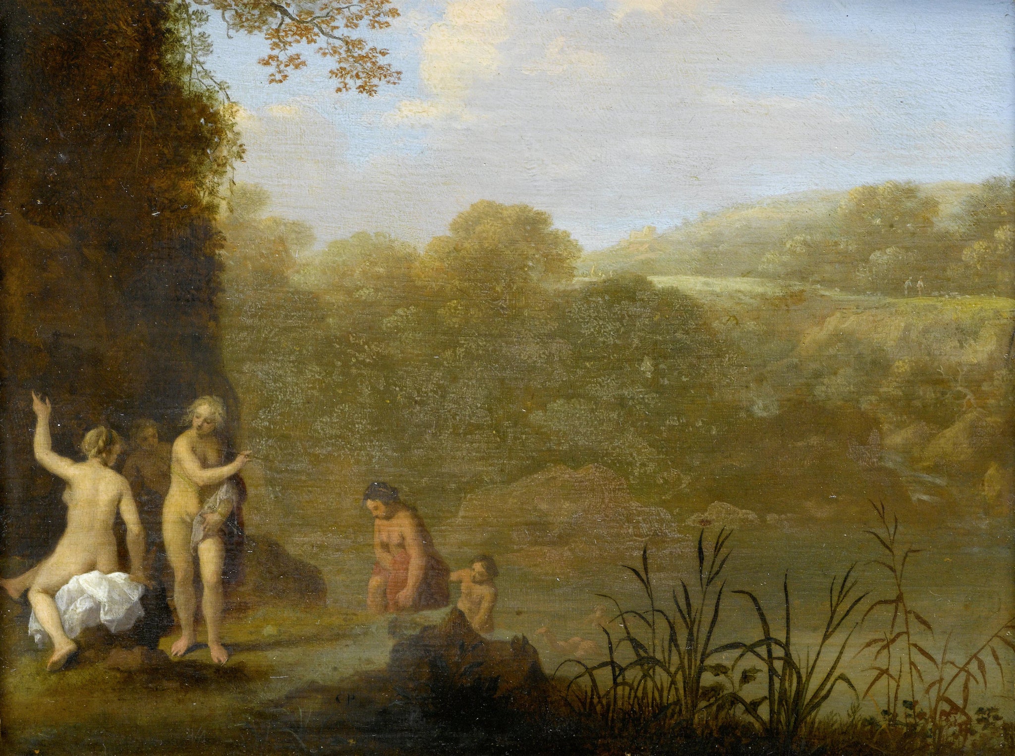 Filles au bain - Cornelis van Poelenburgh