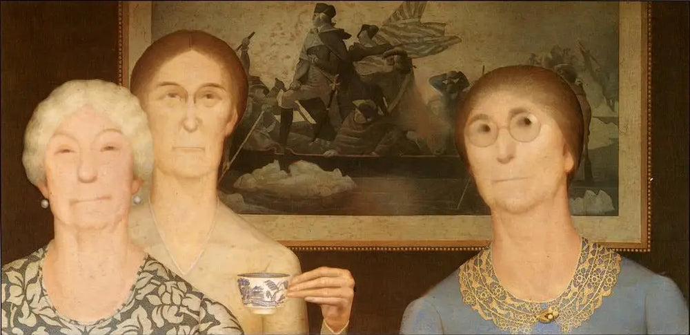 Filles de la Révolution - Grant Wood - Alpha Reproduction