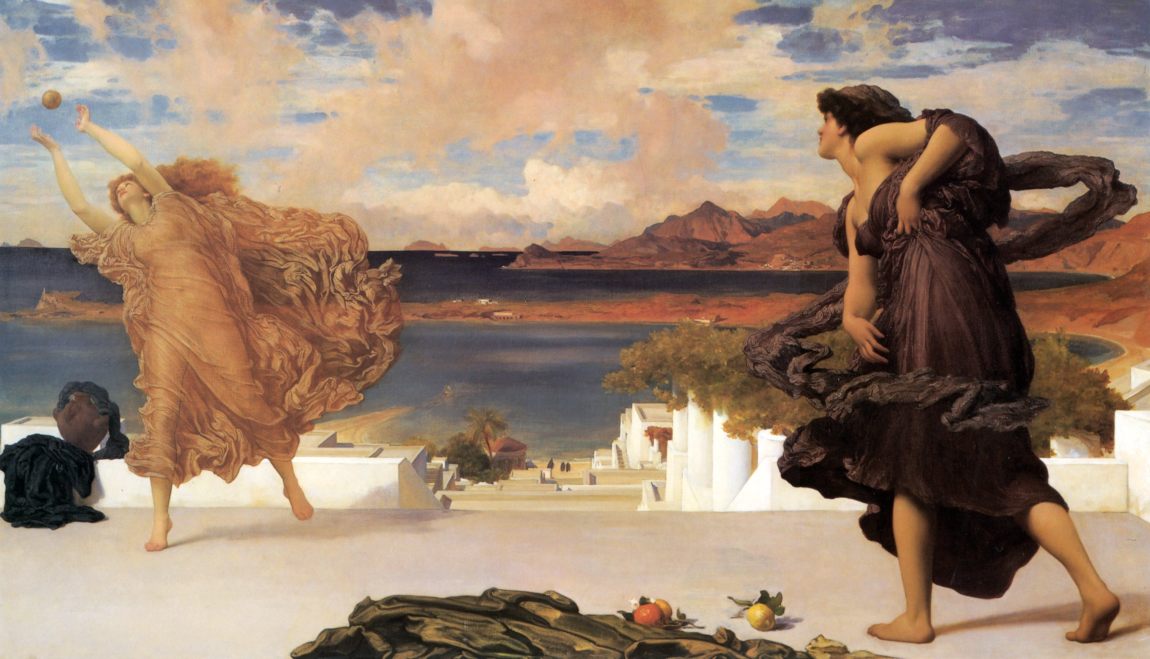 Greek Girls Playing Ball - Frederic Leighton