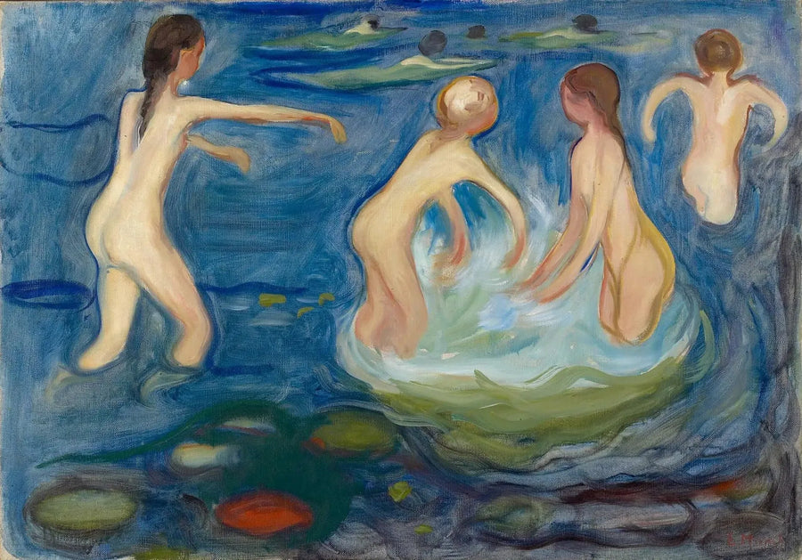 Girls Bathing - Edvard Munch