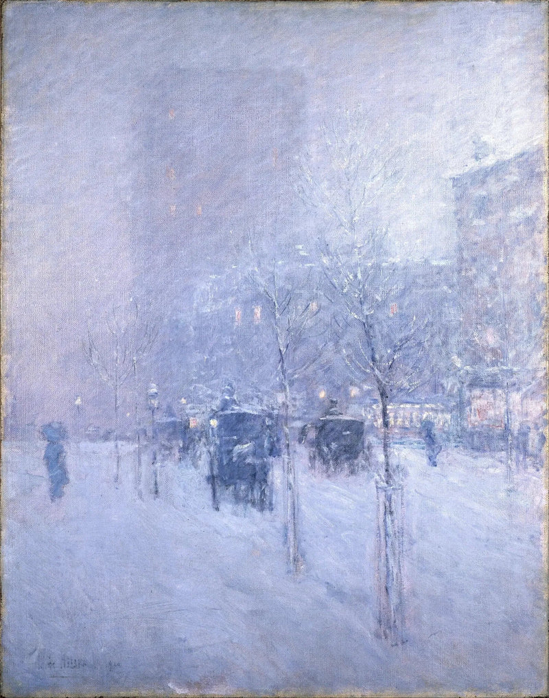 End of Afternoon, New York, Winter - Childe Hassam