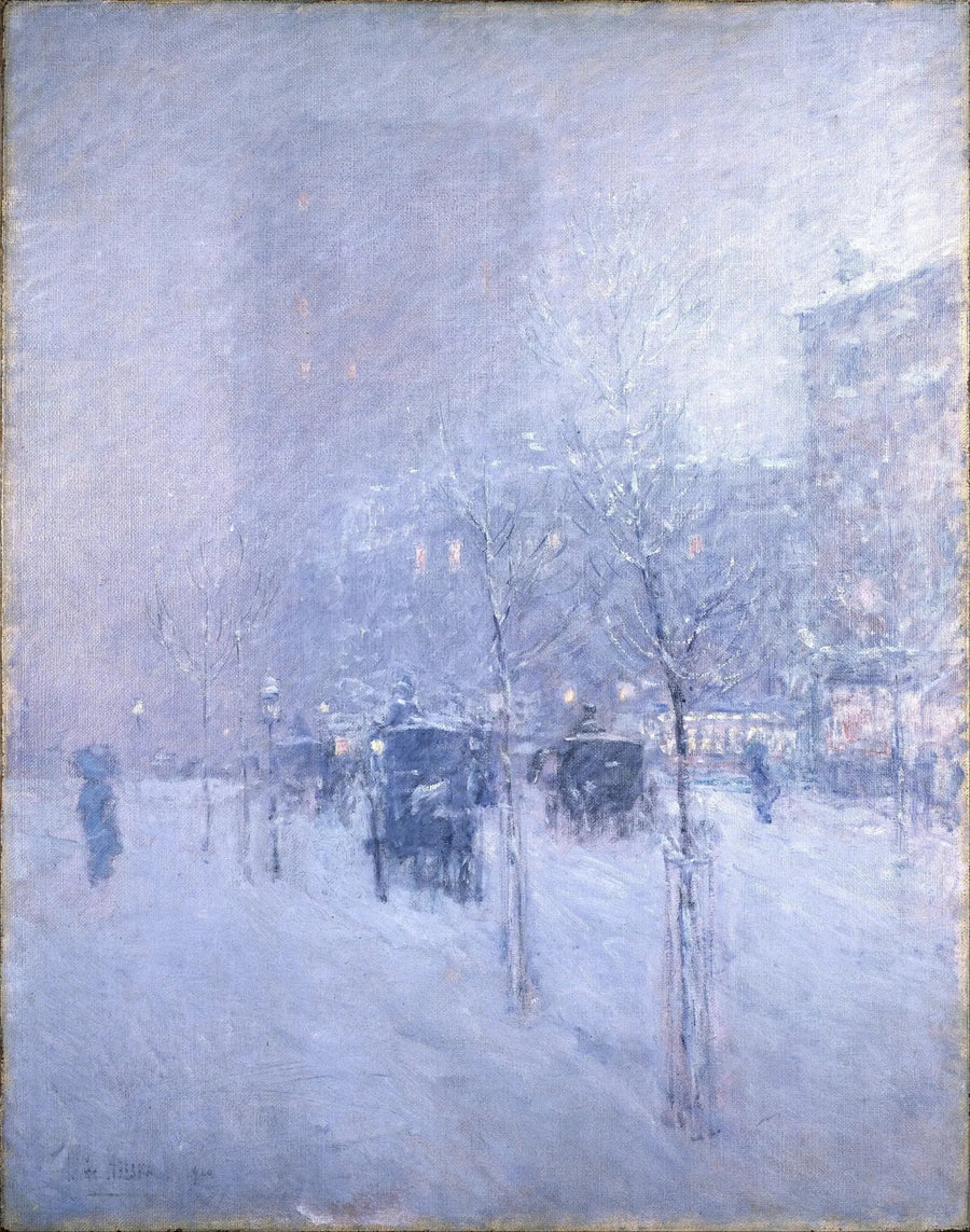 End of Afternoon, New York, Winter - Childe Hassam