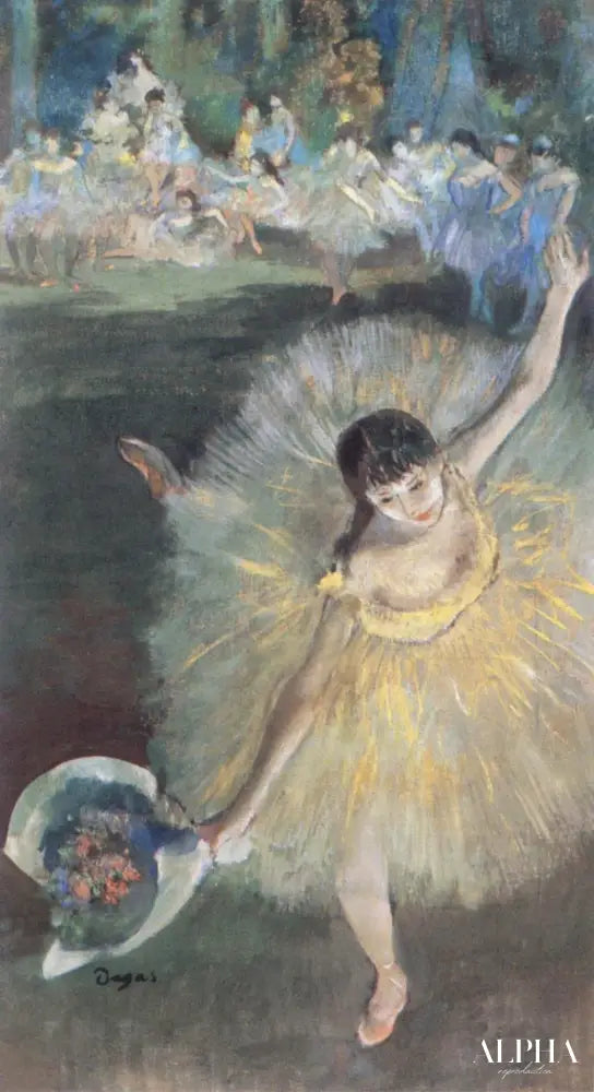 Fin d'arabesque - Edgar Degas - Reproductions de tableaux et peintures haut de gamme