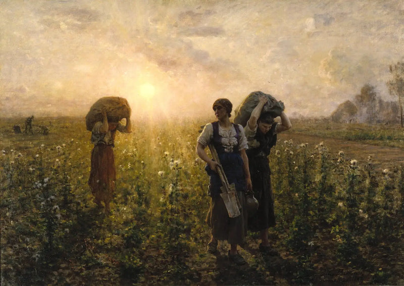 End of Work - Jules Breton