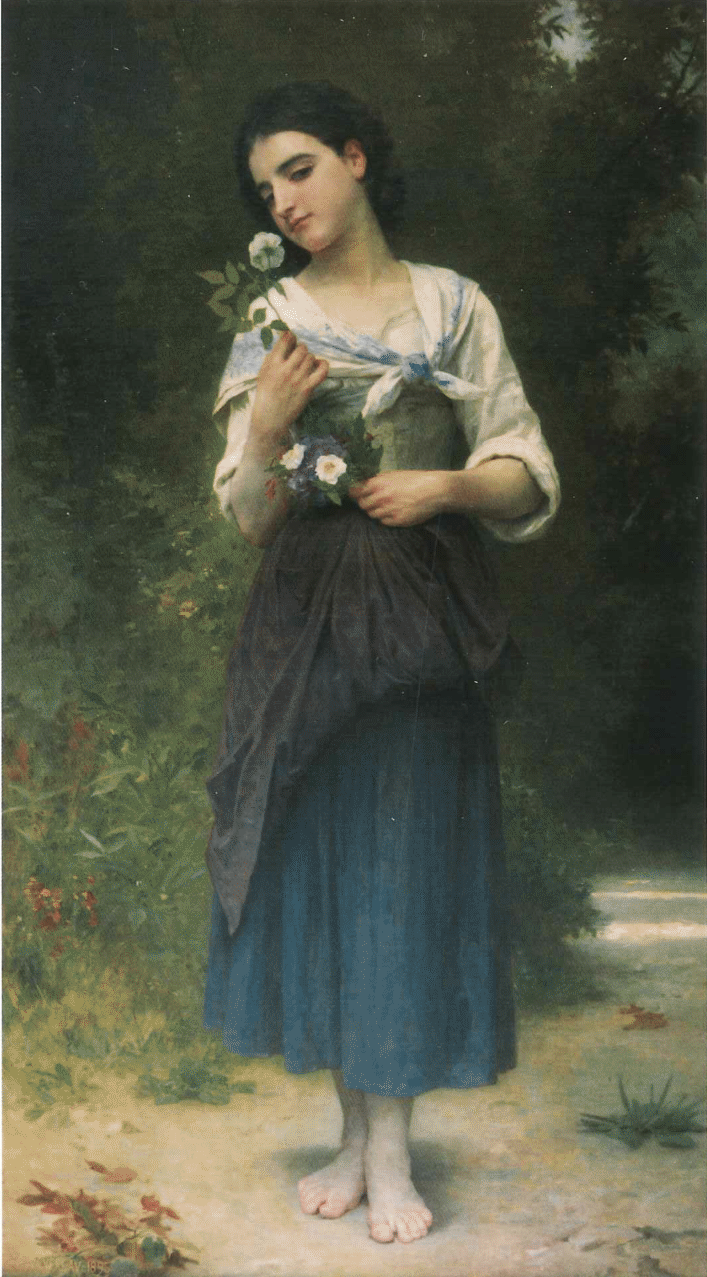 La Fleur préférée de William-Adolphe Bouguereau