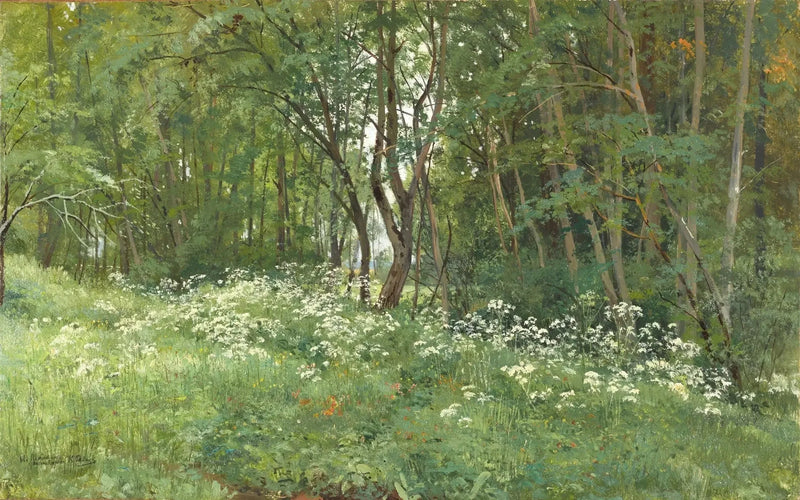 Flowers at the Edge of the Forest - Ivan Chichkine