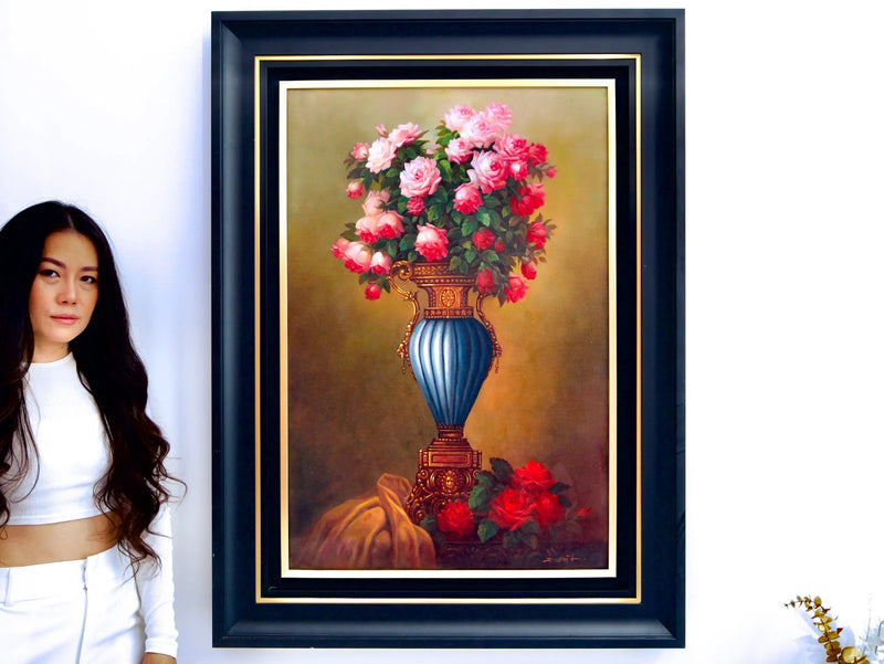 Flowers in an Antique Vase | 60 x 90 cm