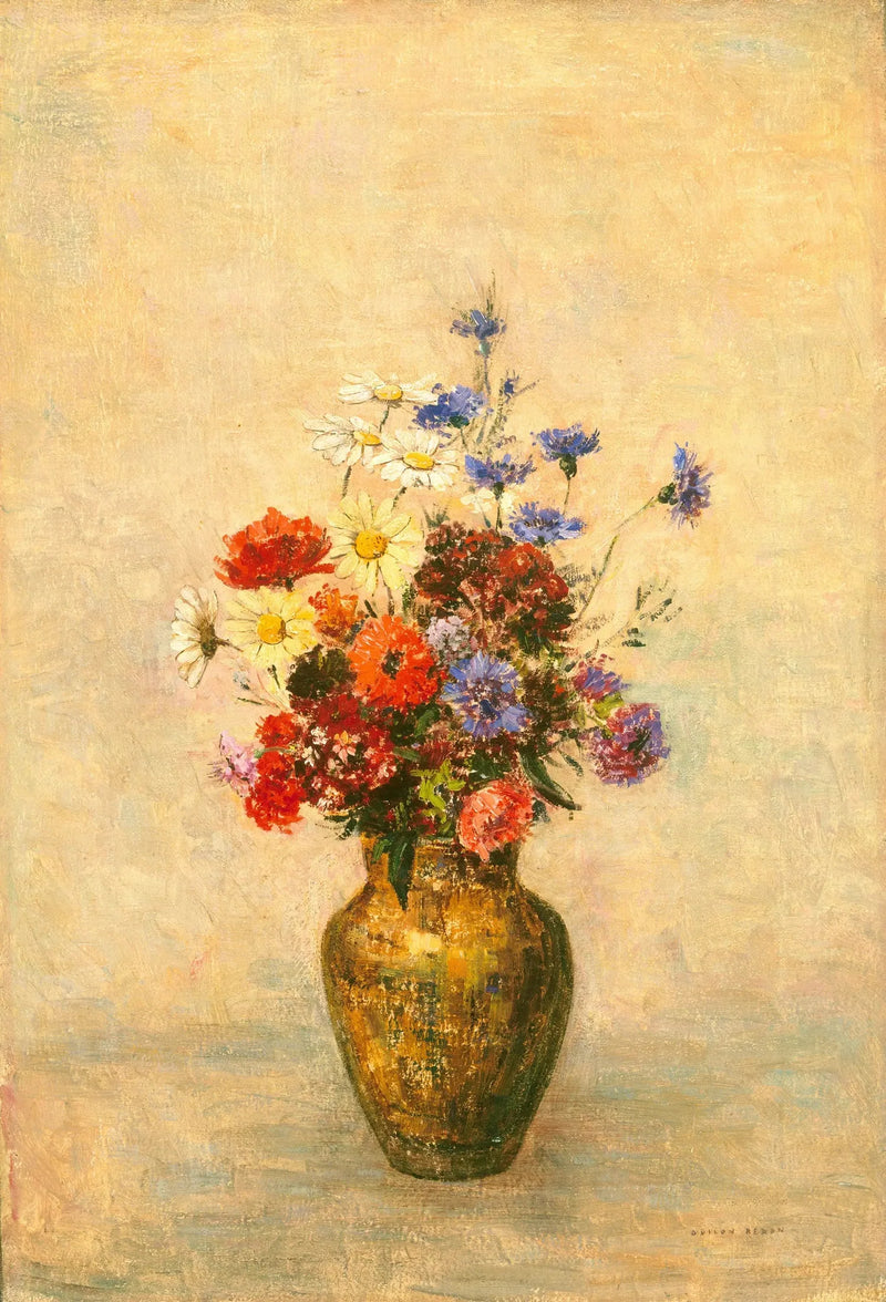 Flowers in a Vase - Odilon Redon