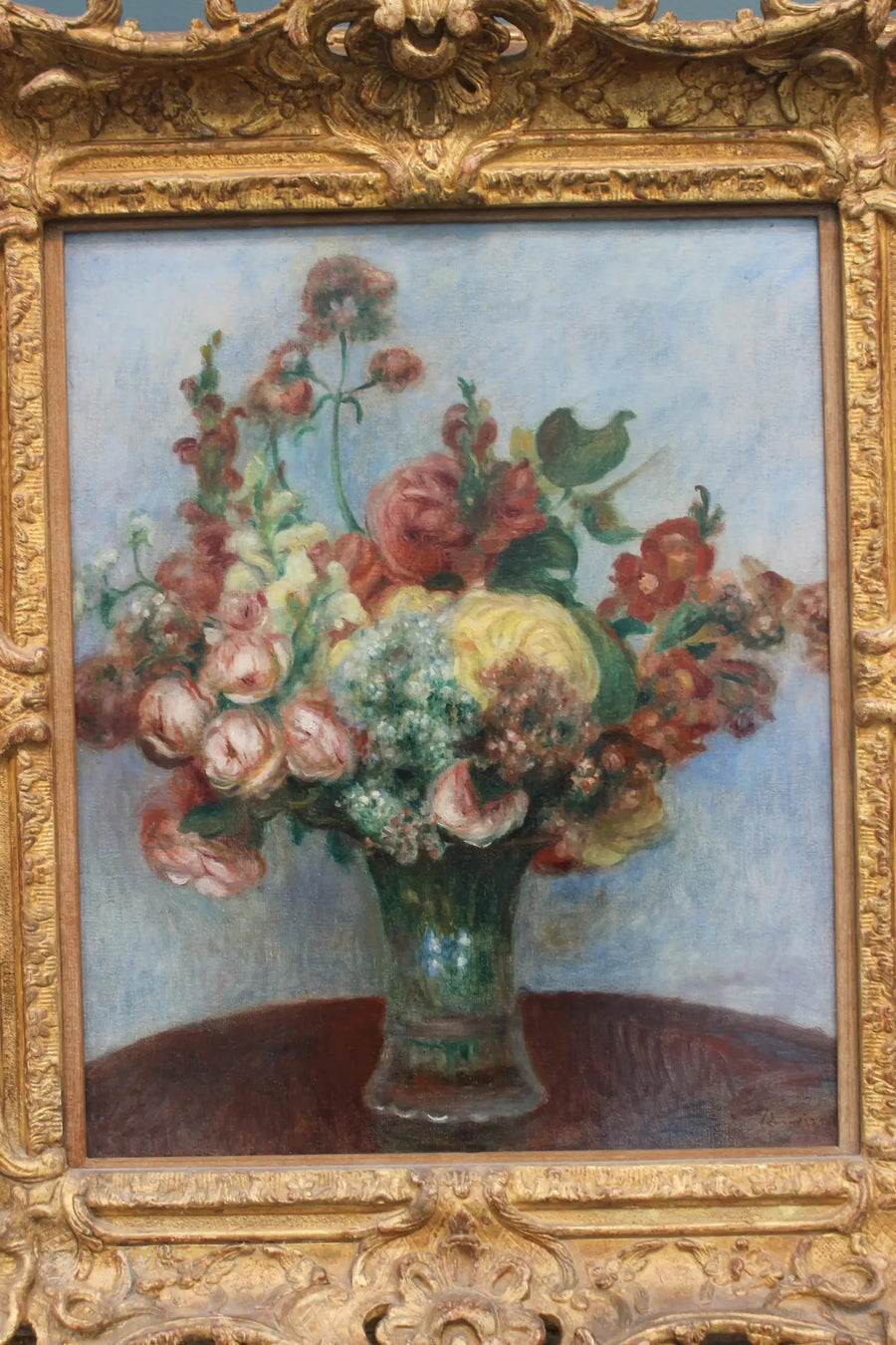 Flowers in a Vase - Pierre-Auguste Renoir