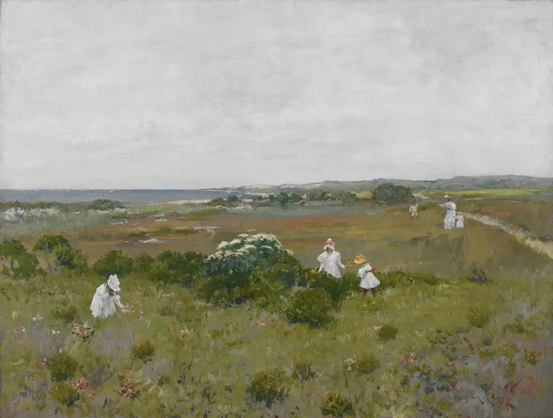Seaside Flowers - William Merritt Chase