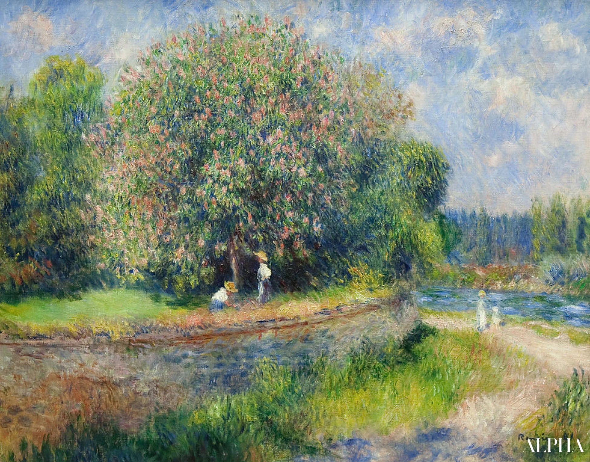 Fleurs de châtaignier - Pierre-Auguste Renoir - Reproductions de tableaux et peintures haut de gamme