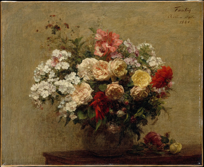 Summer Flowers - Henri Fantin-Latour