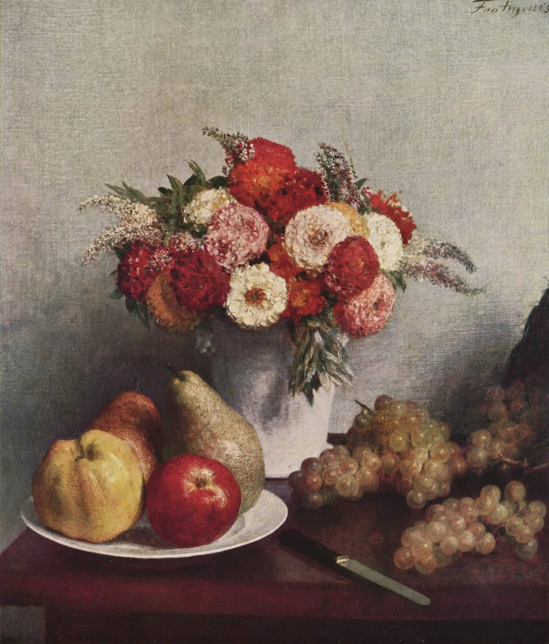 Flowers and Fruits - Henri Fantin-Latour