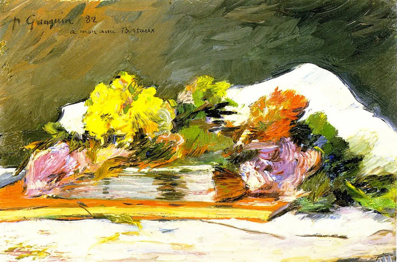 Flowers and Books - Paul Gauguin