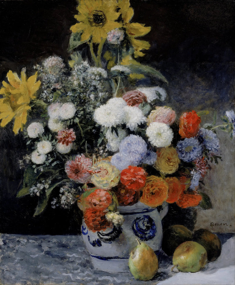 Flowers - Pierre-Auguste Renoir