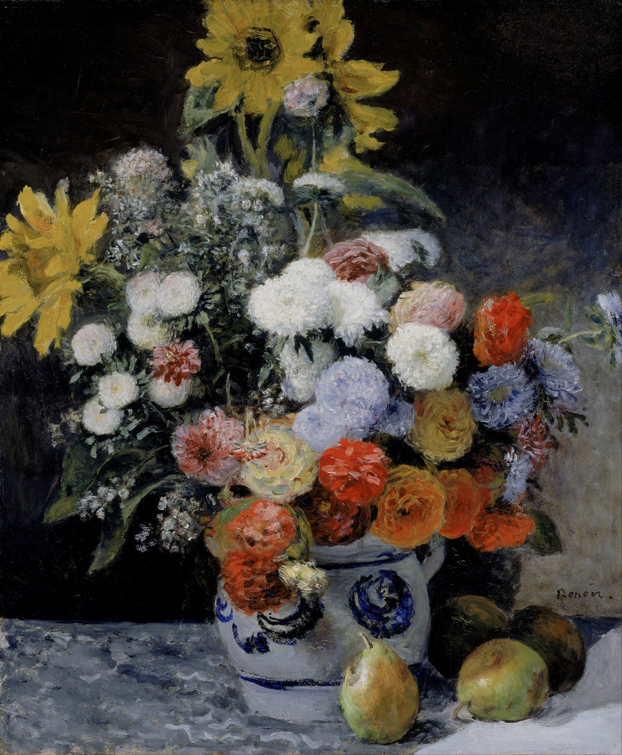 Flowers - Pierre-Auguste Renoir