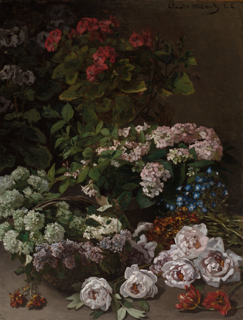 Spring flowers W20 - Claude Monet