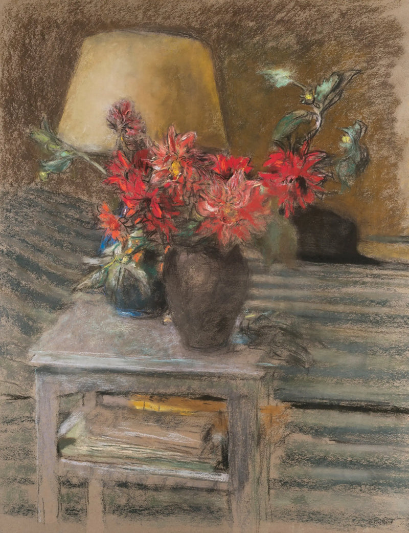 Flowers on a Table - Édouard Vuillard