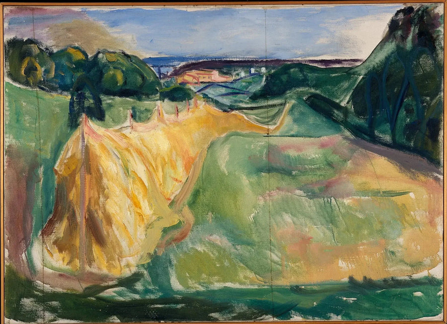 Hay Drying - Edvard Munch