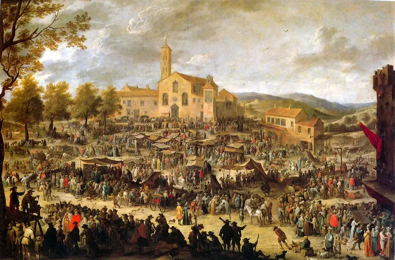 Santa Maria dell'Impruneta Fair in Florence. - David Teniers the Younger