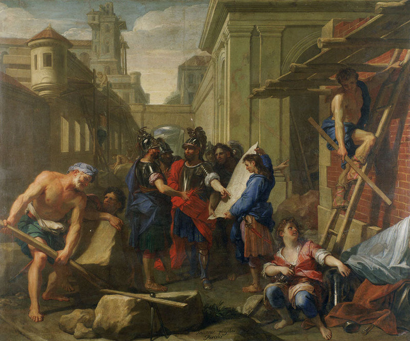 Foundation of a city in Germania by the Tectosages - Jean-Baptiste Jouvenet