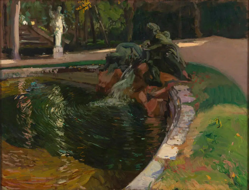 Fountain in the Forest, La Granja - Joaquín Sorolla