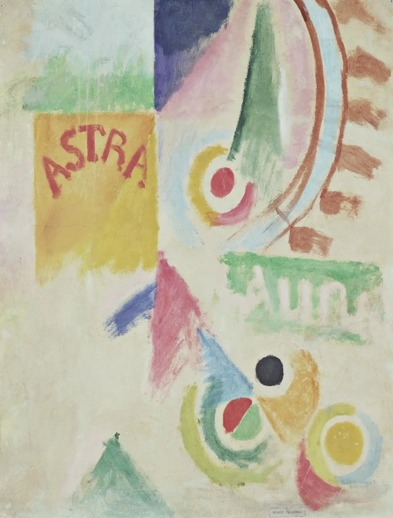 Football. The Cardiff Team - Robert Delaunay