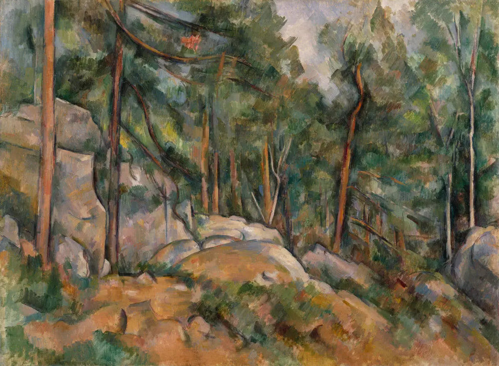 Forest Interior - Paul Cézanne image 1 reproduction réalisée par Alpha Reproduction