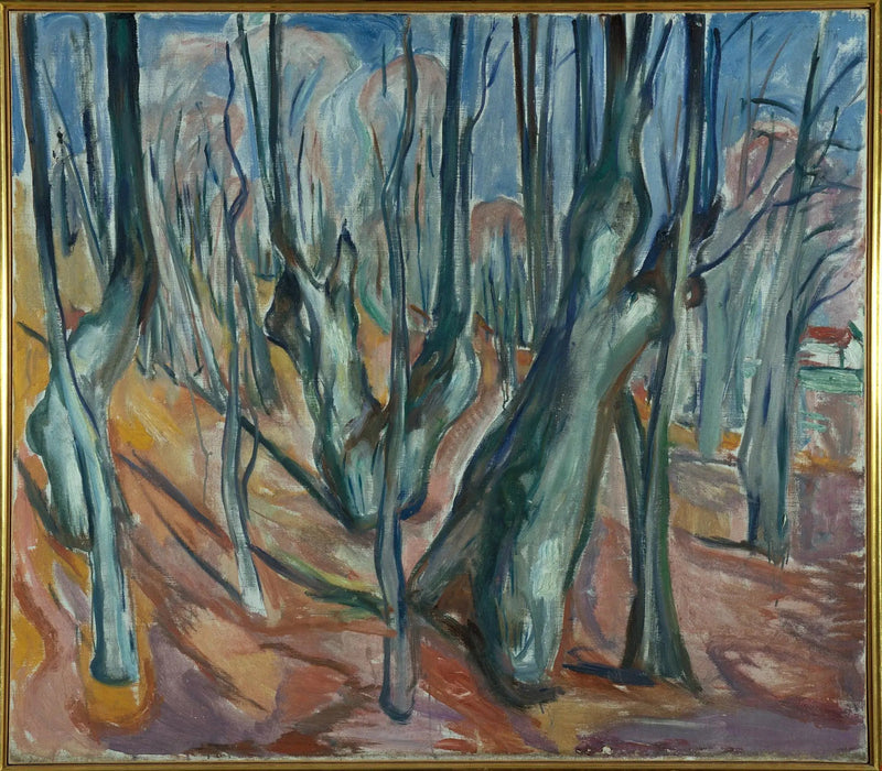 elm forest in spring - Edvard Munch