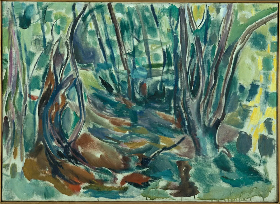summer elm forest - Edvard Munch